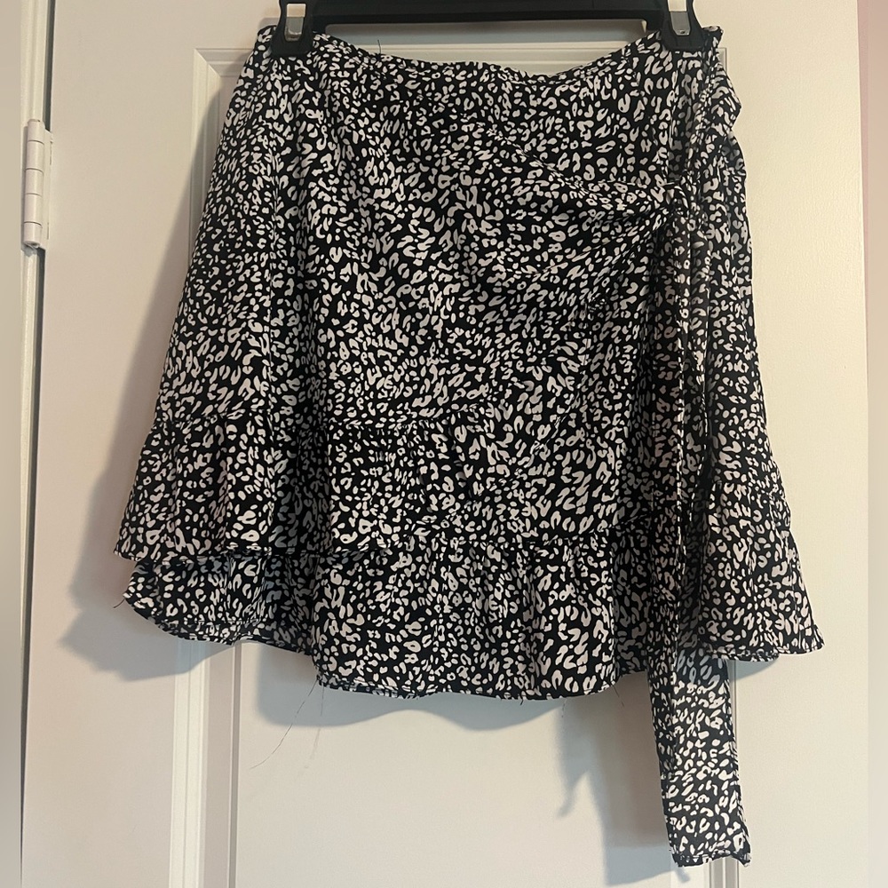 Black and white skirt